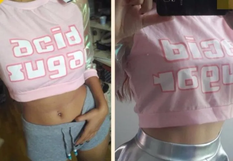 Acid Sugar Crop Top