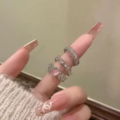 Adjustable Princess Heart Rings