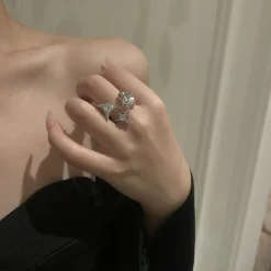 Adjustable Princess Heart Rings