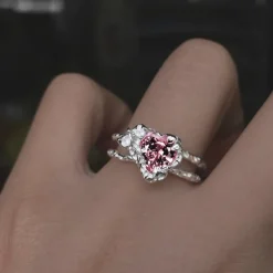 Adjustable Princess Heart Rings