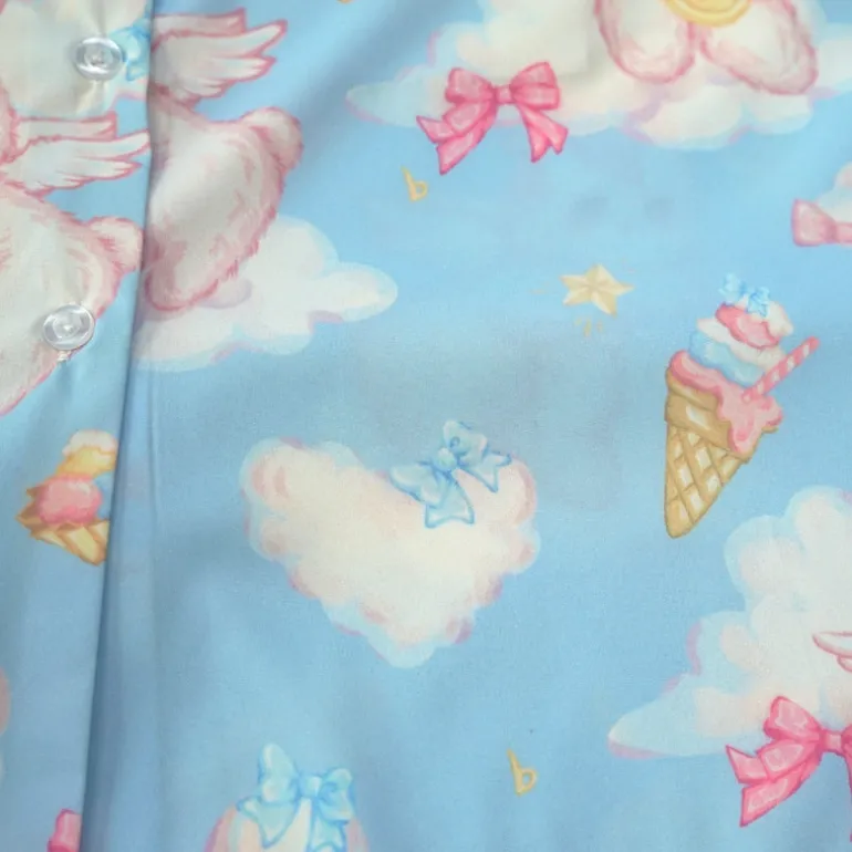 Angel Bunny Button-Up