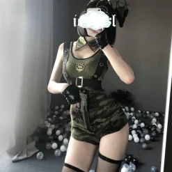 Army Babe Onesie & Lingerie Set