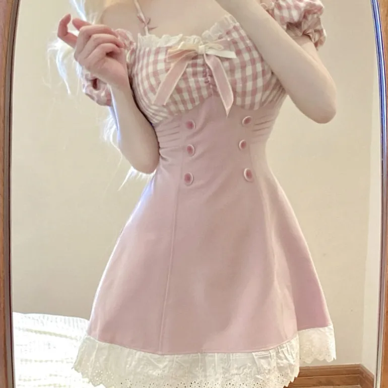 Astute Princess Plaid Dress