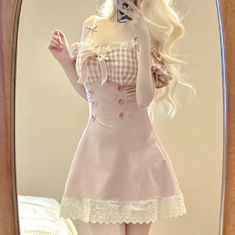 Astute Princess Plaid Dress