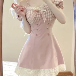 Astute Princess Plaid Dress