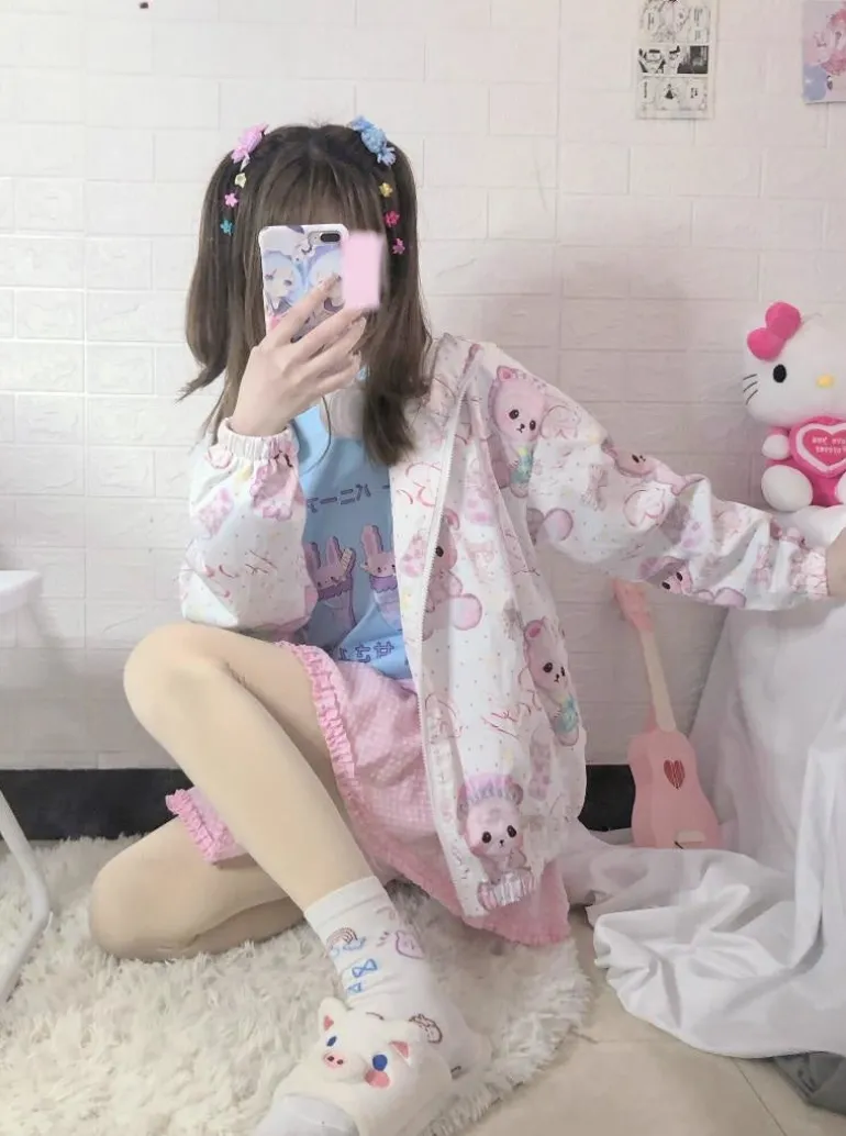 Baby Angel Bear Windbreaker