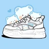 Baby Bear Blue Sneakers