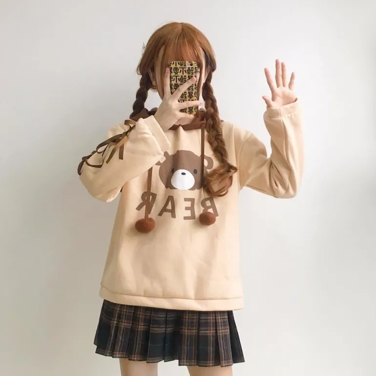 Baby Bear Corset Hoodie