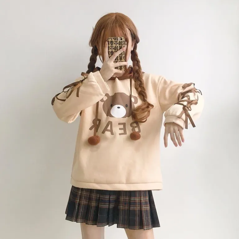 Baby Bear Corset Hoodie