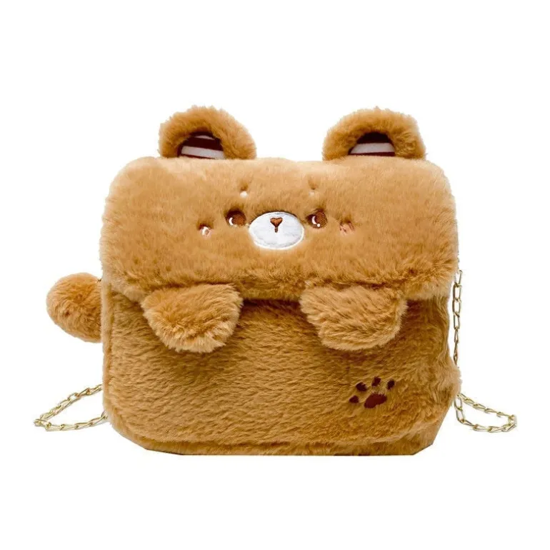Baby Bear Fur Handbag