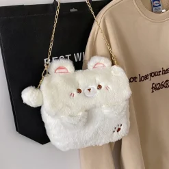 Baby Bear Fur Handbag