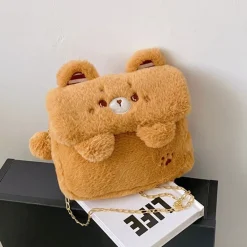 Baby Bear Fur Handbag