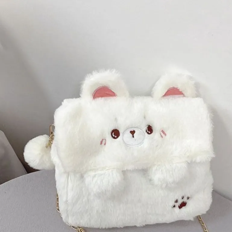 Baby Bear Fur Handbag