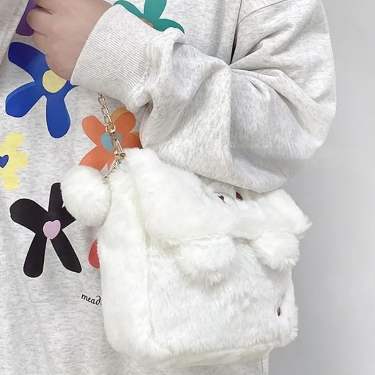 Baby Bear Fur Handbag