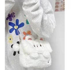 Baby Bear Fur Handbag