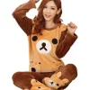 Baby Bear Fuzzy Pajama Set