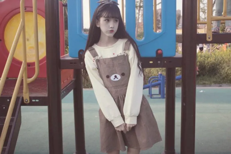 Baby Bear Romper Dress