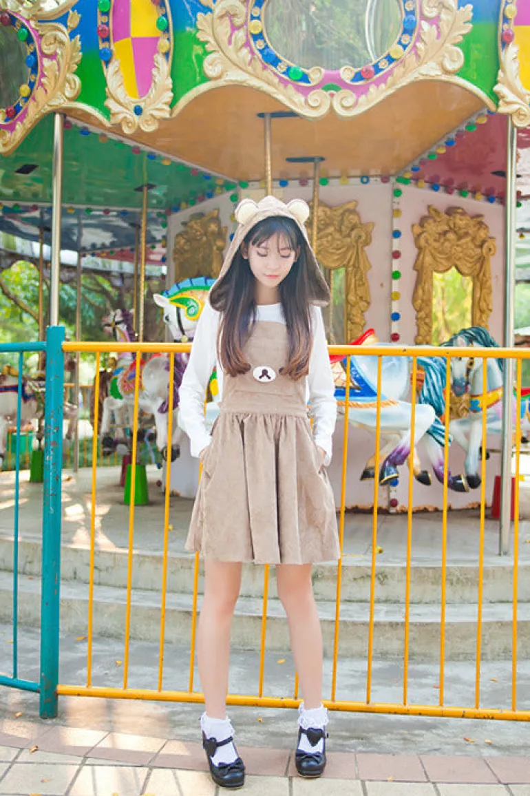 Baby Bear Romper Dress