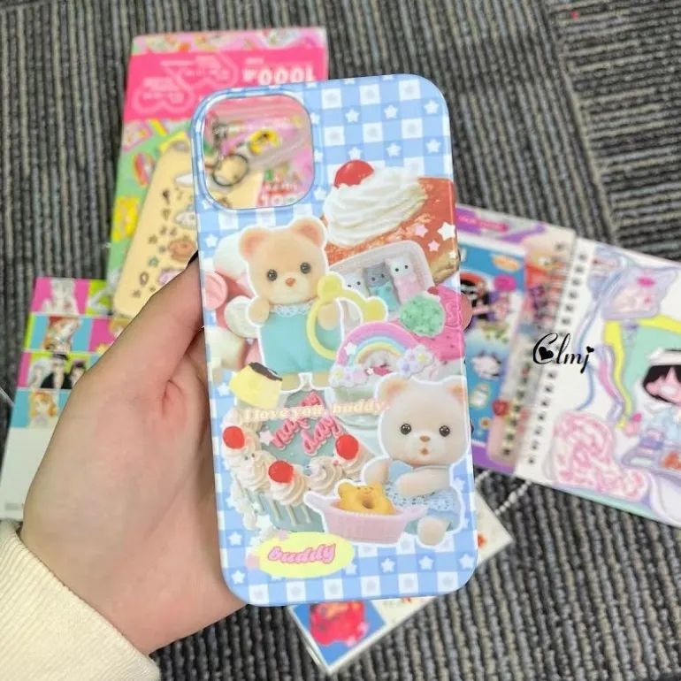 Baby Bear Sticker iPhone Case