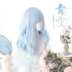 Baby Blue Wavy Wig