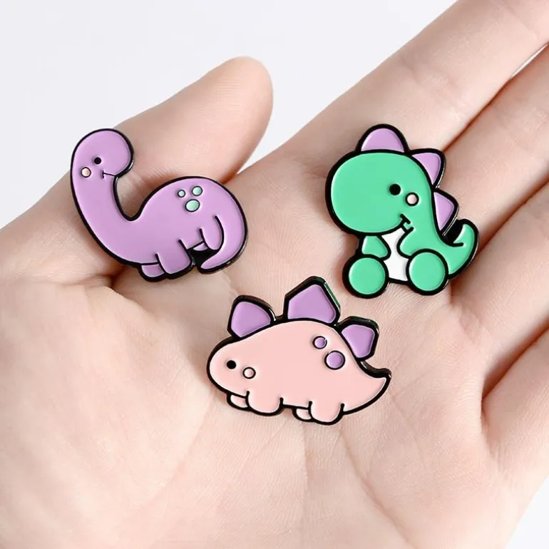 Baby Dino Enamel Pins