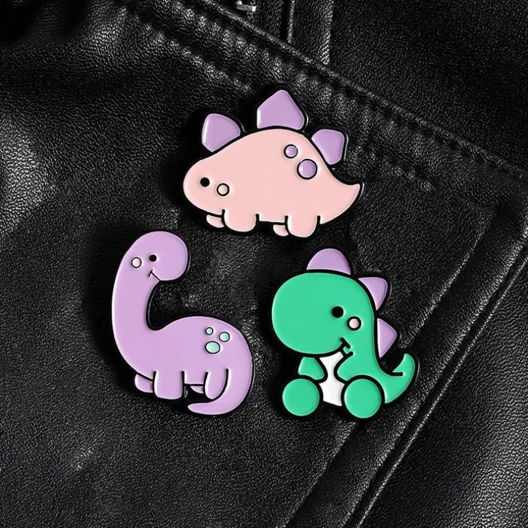 Baby Dino Enamel Pins