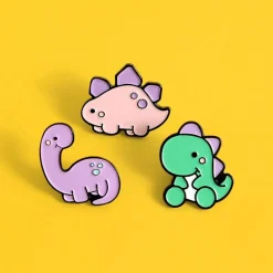 Baby Dino Enamel Pins