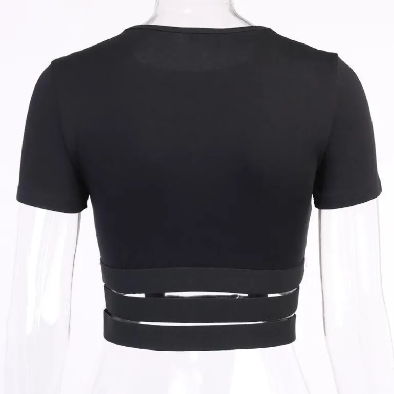 Baby Girl Suspender Crop Top