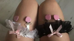 Babydoll Ruffle Garter Belt