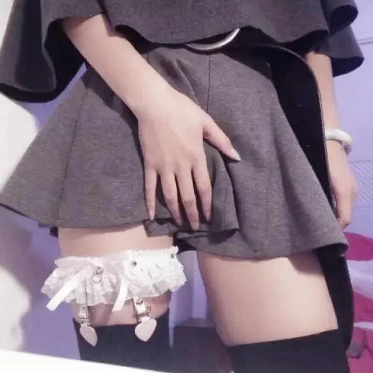 Babydoll Ruffle Garter Belt