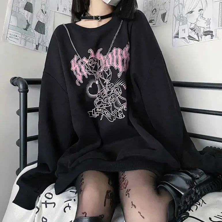Bad Girl Pastel Goth Sweater