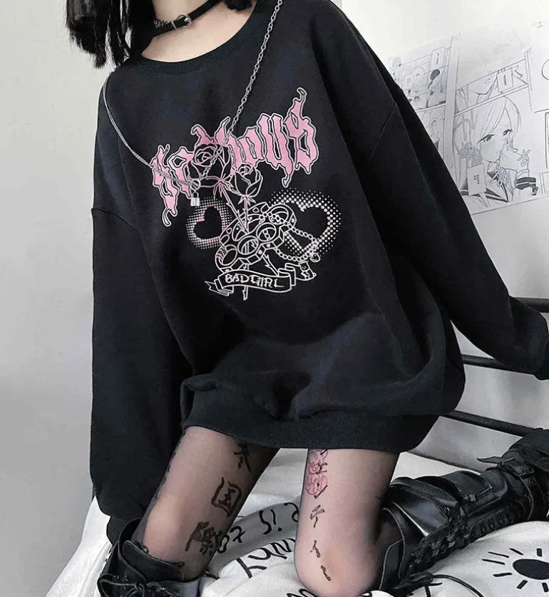 Bad Girl Pastel Goth Sweater
