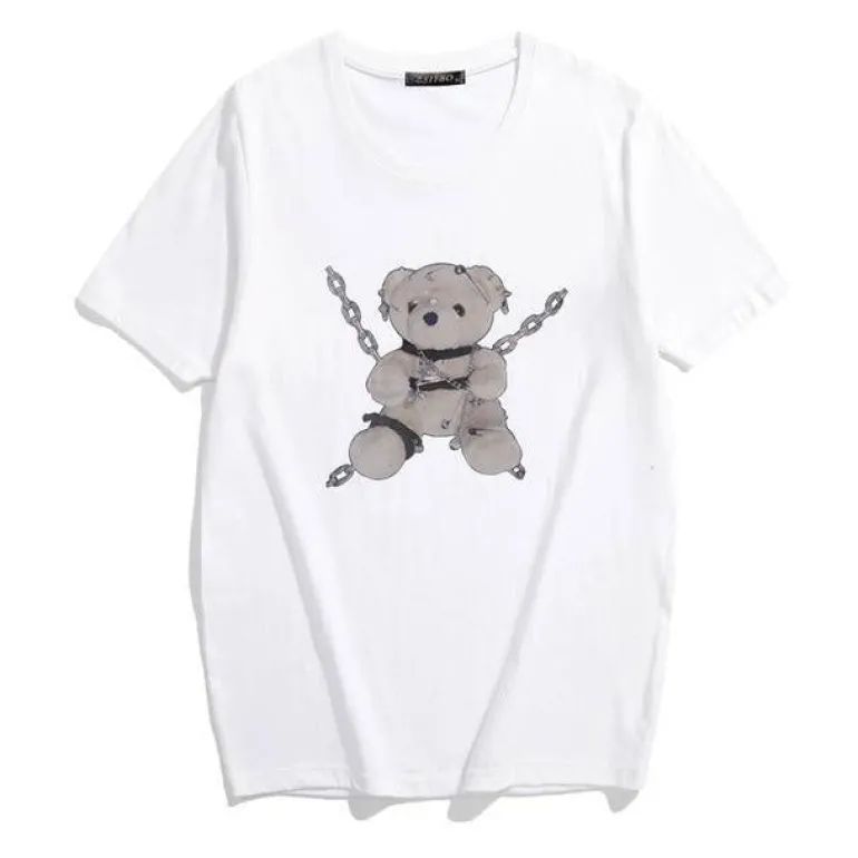 Baddie Chained Bear Tee