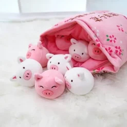 Bag of Piggy Plushies