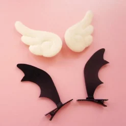 Bat Wing Headband & Clips