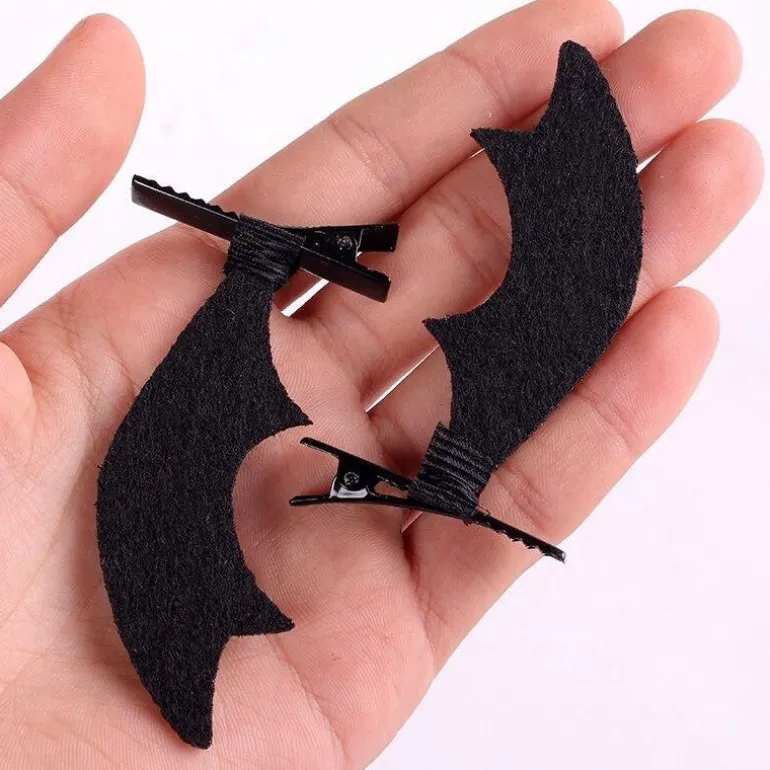 Bat Wing Headband & Clips