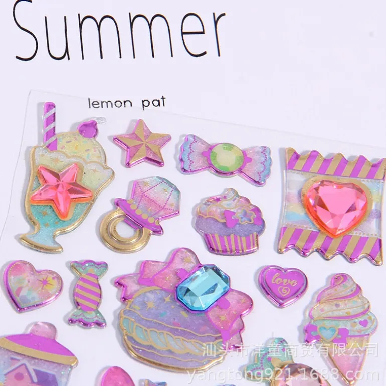 Bejeweled Puffy Sticker Pack