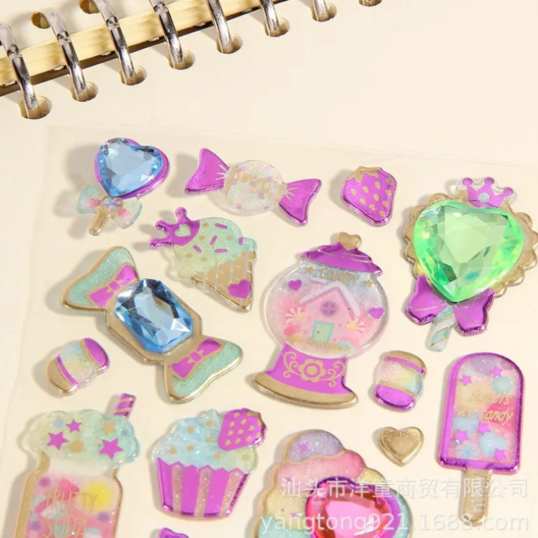 Bejeweled Puffy Sticker Pack