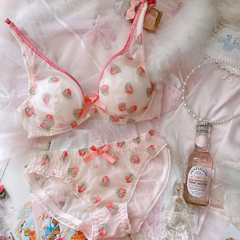 Berries & Cream Lingerie Set