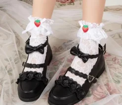 Berry Babydoll Stockings