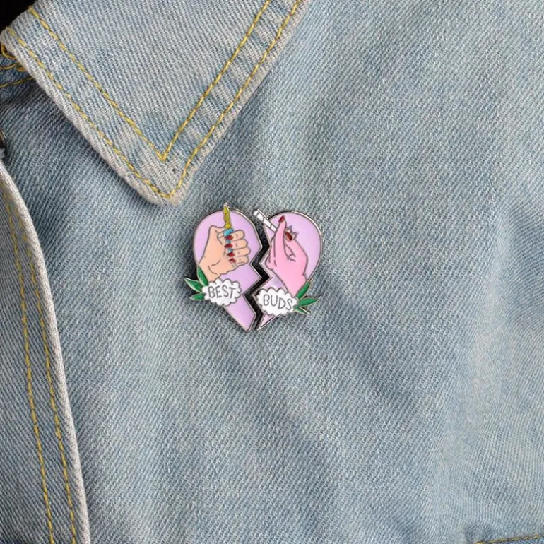 Best Buds Enamel Pin
