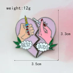 Best Buds Enamel Pin