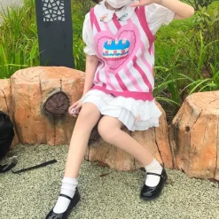 Birthday Cake Knit Vest