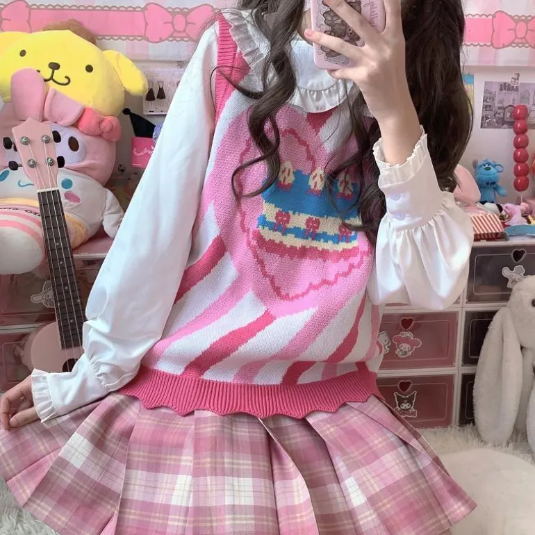 Birthday Cake Knit Vest
