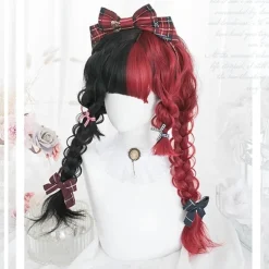 Black & Red Wig