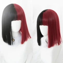 Black & Red Wig