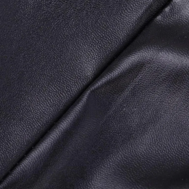 Black Leather Pencil Skirt
