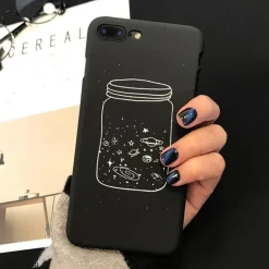 Black Space Phone Cases