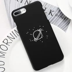 Black Space Phone Cases