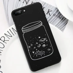 Black Space Phone Cases